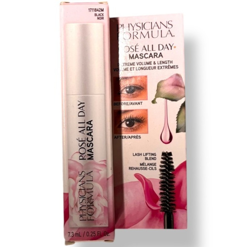 Physicians Formula Rose All Day Mascara Black Noir Extreme Volume Length‎